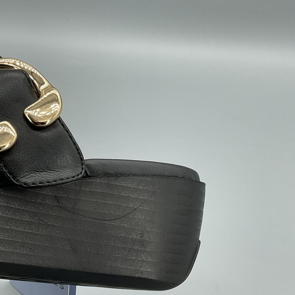 NEW Aerosoles Women’s Izola Wedge Sandals Black Size 6.5M - Picture 7 of 11
